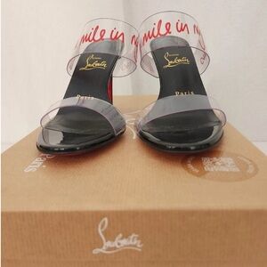 Christian Louboutin Just Walking PVC Mule LIMITED EDITION
